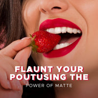 Hilary Rhoda Power Of Matte Liquid Lipstick | Buildable Colour | Long Lasting & Matte Finish | Lightweight & Non-Drying Formula | Smudge Proof & Non-Transferable | 3ml (Elegant Pink - Shade 10)