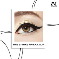 ZM Zayn & Myza Blink It! Liquid Eyeliner | Water-proof & Smudge-proof | Long lasting & Quick Dry | Intense Black Pigment, 3ml