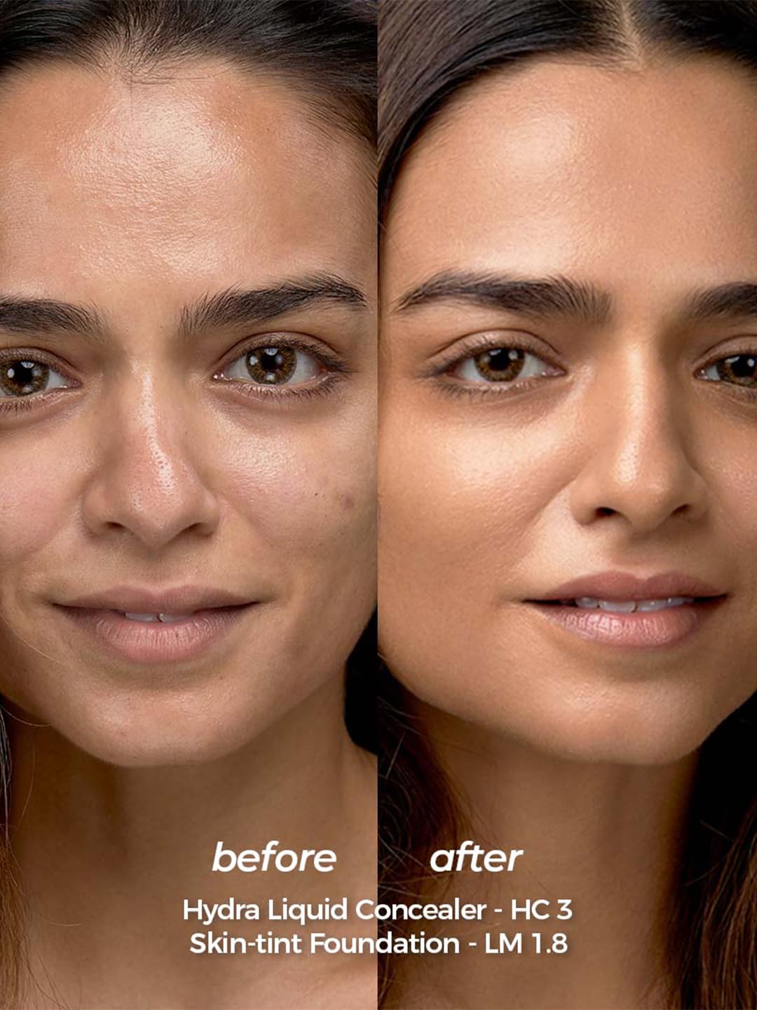 Ruby's Organics Liquid-Cream Concealer for Under-eye Dark Circles & Pigmentation, Full Coverage, Under Eye Cream with Bakuchiol, Easily Blendable, Highly Pigmented, Natural, All Indian Skin Types - HC4, 6.5ml