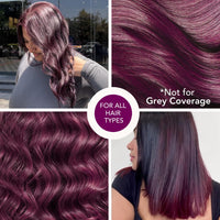 Paradyes No Bleach Berry Plum Glossy Hair Tint - Ammonia-Free for Natural Black Hair, Visible Results - Includes Anti-Fade Conditioner for Long-Lasting Shine, 1 Count