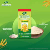 DABUR Sat Isabgol (Psyllium Husk) - 180g + Free 50g | Rich In Fiber | Effective Relief From Constipation & Bloating | Promotes Bowel Health | Non Habit Forming | 100% Ayurvedic, Flake