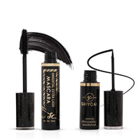 Shryoan Immortal Eye Kit: Liquid Eyeliner & Extra Lash Mascara | Intense, Smudge-Proof & Waterproof | Dramatic Volume & Precision | Long-Lasting Matte Finish