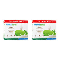 Mamaearth Neem Moisturizing Lotion Soap with Neem & Tea Tree for Skin Purification (Value Pack Of 8)-125 gX8 Units For Skin Protection|Soothes Inflammation|Deeply Cleanses|76% TFM Grade 1 Soap