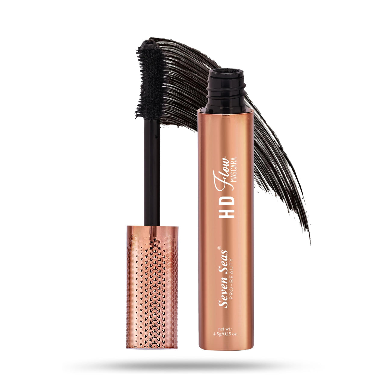 Seven Seas Intense Black Water & Smudge Proof HD Flow Mascara (Black,4.5g)