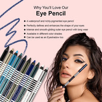 Daily Life Forever52 Waterproof Smudgeproof Smoothening Eye Pencil For Long Lasting Eye Makeup, 1.2g Matte Finish F502