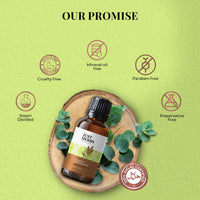 Just Herbs Eucalyptus Undiluted Steam Distilled 100% Natural Essential Oil for Hair Growth | Steam Inhalation | Aromatherapy and Skincare 10ml