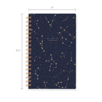 Fringe Signature Spiral Journal, 160 Lined Pages, 6 x 9.5 Inches, Star Art (896048)