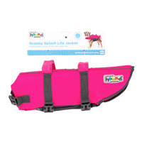 Outward Hound Granby Splash Pink Dog Life Jacket, Medium
