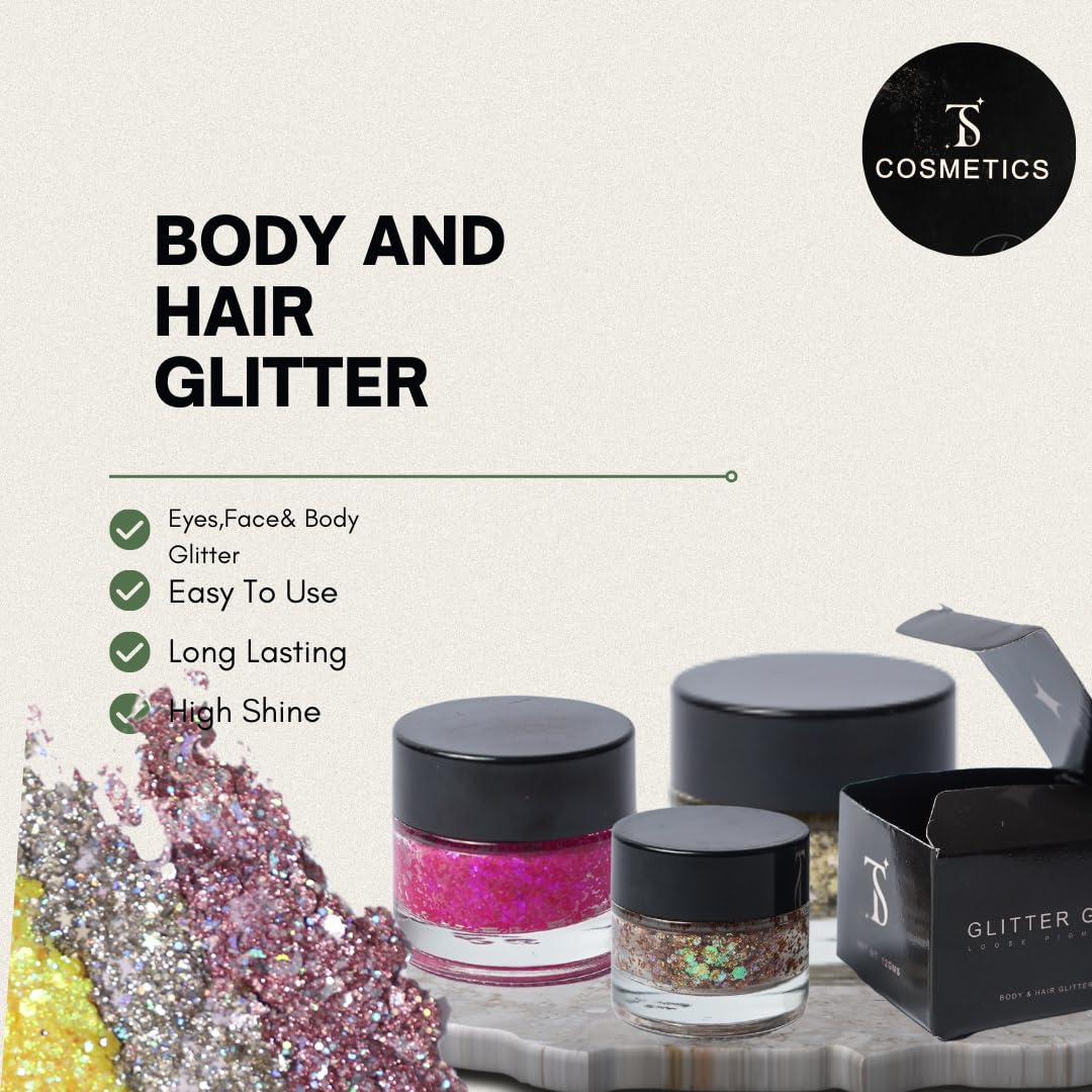 gel glitter eyeshadow Hair Gel Glitters Body Glitter Holographic Chunky Glitter Gel (Lover)
