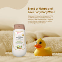 Pigeon 2-in-1 Baby Body Wash For Cleansing & Nourishing, Enriched With Avocado Oil & Marshmallow Extract, Parabens Frew, SLS & SLES Free - 200 ml