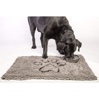 Dog Gone Smart Dirty Dog Microfiber Paw Doormat - Muddy Mats For Dogs - Super Absorbent Dog Mat Keeps Paws & Floors Clean - Machine Washable Pet Door Rugs with Non-Slip Backing | Small Petrol 23