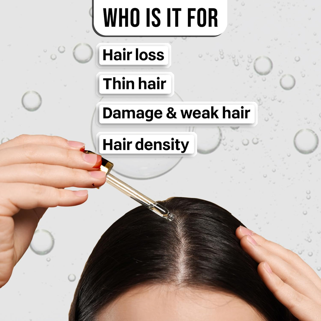 KAZIMA Advanced Hair Growth Serum | 3% Redensyl, 4% Anagain, 2% Procapil, 2% Lindera Strychnifolia, Rosemary & Black Rice Extract | Hair Growth & Hair Fall Control Serum | Boosts Hair Density | 30 ml