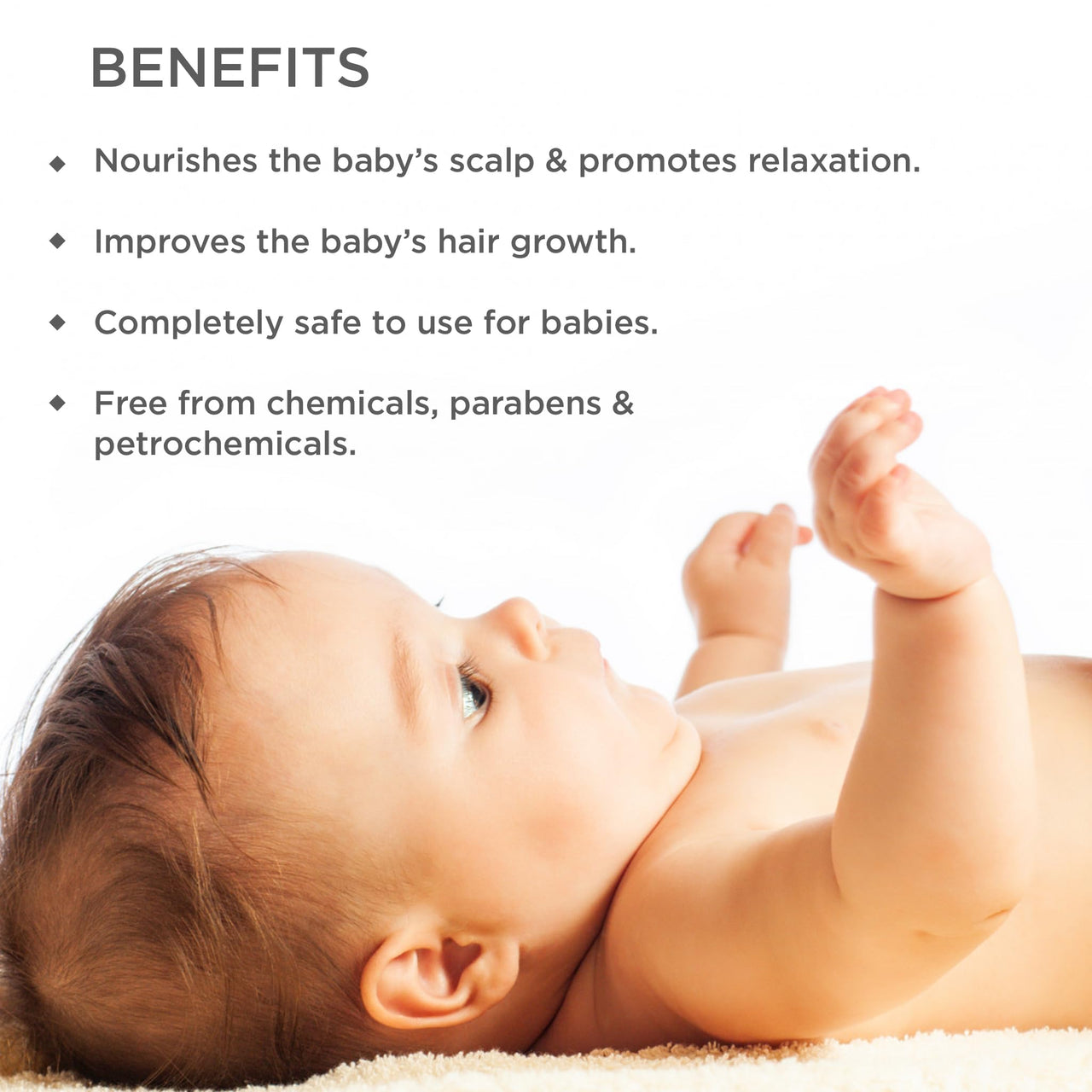 Forest Essentials Baby Head Massage Oil Dasapushpadi | Ayurvedic Baby Hair Oil For Hair Growth | 200 ml