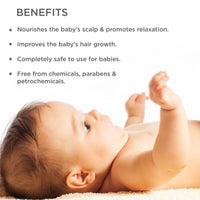 Forest Essentials Baby Head Massage Oil Dasapushpadi | Ayurvedic Baby Hair Oil For Hair Growth | 200 ml