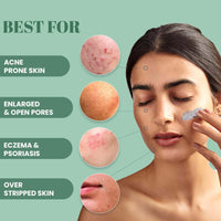 WildOak Activated Charcoal Clay Face Mask | Removes Excess Oil & Detox | De-Tan & Anti-Acne | Fights Pigmentation, Wrinkles & Blackheads | Skin Brightening Face Pack | 100g