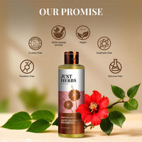 Just Herbs Ayurvedic Anti-Dandruff Shampoo For Strong & Bouncy Hair For Men & Women- Sls & Paraben Free- 200 ml