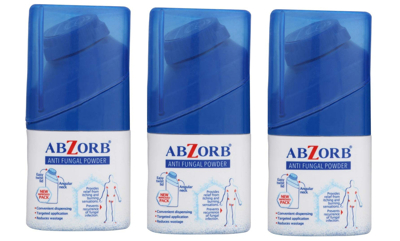 LUBEX Abzorb Anti Fungal Powder - 50 g (Pack of 3)