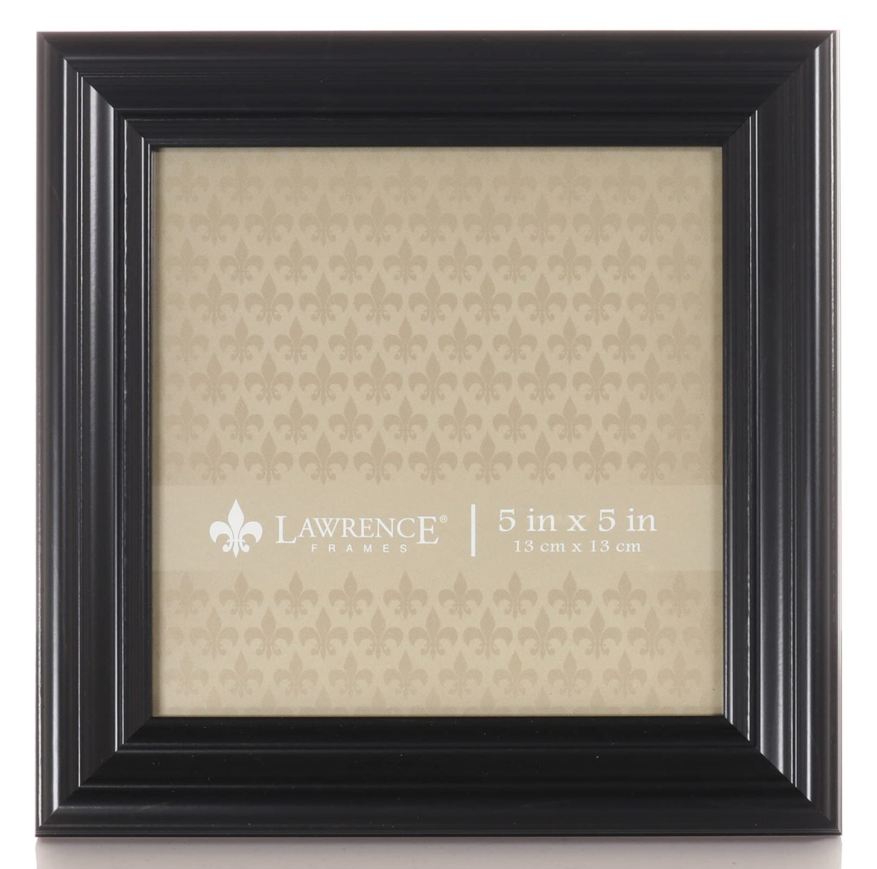 Lawrence Frames Sutter Home Frame, 5x5, Black Picture Frame