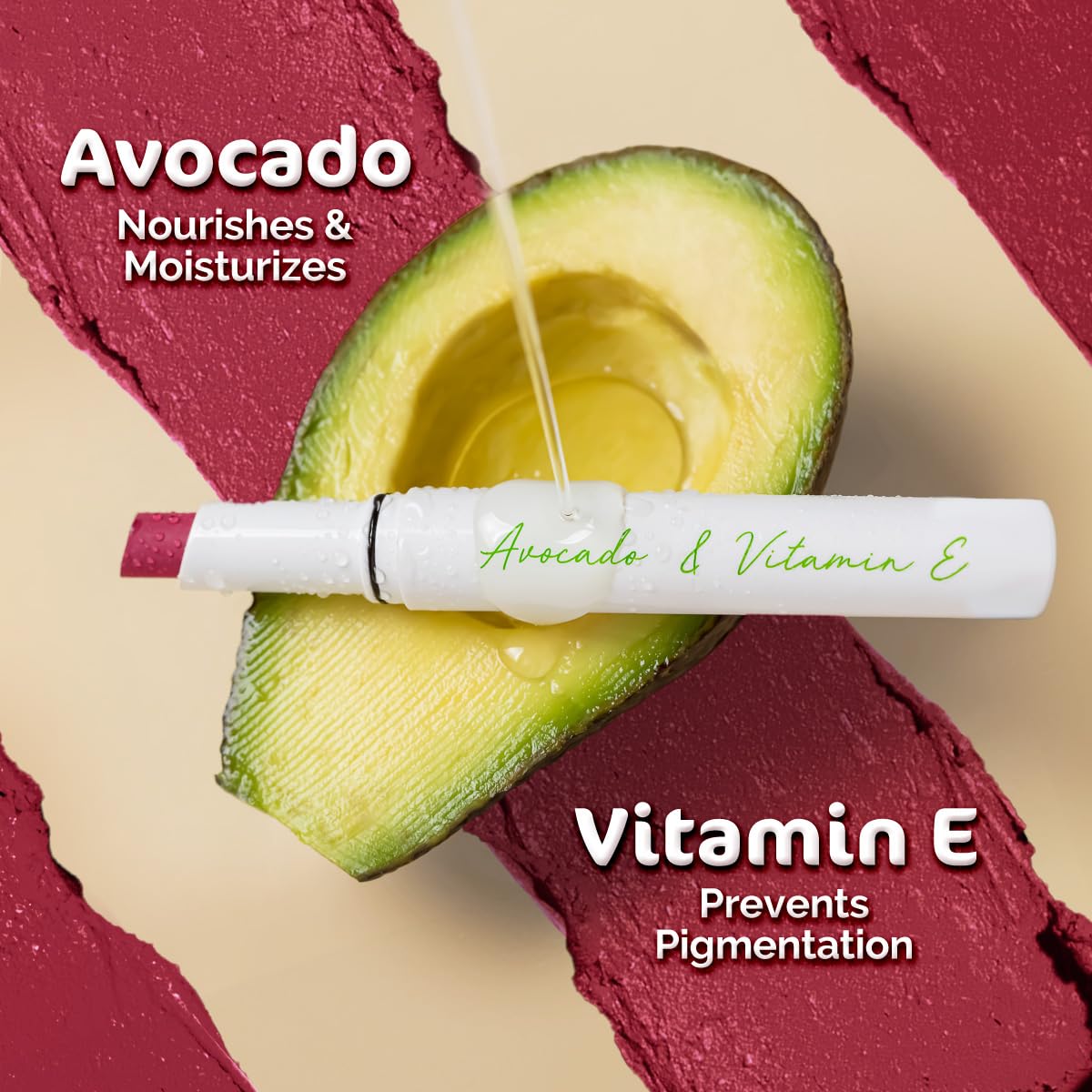 Mamaearth Moisture Matte Longstay Lipstick With Avocado Oil & Vitamin E For 12 Hour Long Stay-05 Bubblegum Nude - 2 G