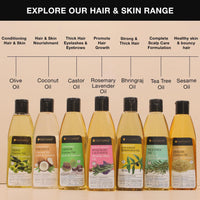 Soulflower Maha Bhringraj Oil for Hair growth 225ml | Natural Hair Growth, Strengthening & Nourishing Roots | Anti-Dandruff, Cooling Scalp Relief | Coconut & Sesame Oil Blend | Pure & Organic