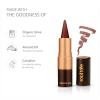 SoulTree Ayurvedic Kajal | Copper Tint Kajal 009 | Copper Shade | Enriched with 100% Organic Ghee, Almond Oil & Camphor | Soothe, Cool & Nourish Eyes | 3gm