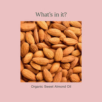 Juicy Chemistry Sweet Almond Oil, 30 ml | 100% Pure, Cold-pressed, Certified Organic & Premium Theraupetic Grade Almond Oil for Skin & Hair | Moisturising Face and Body Oil for Skin and Hair