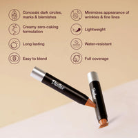 Dazller Blend 'N Brighten Concealer Stick, Creamy, No Caking, Full Coverage, Long lasting, Water-resistant, 190 - Eastlake Gold, 4.5g