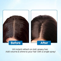 Bblunt Refresh Dry Shampoo to Instantly Refresh & Add Volume - 150 ml | Benzene-Free | Leaves No Residue