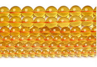 1 Strand Adabele Natural Citrine Yellow Crystal Healing Gemstone 10mm Round Loose Stone Beads (35-38pcs Total) for Jewelry Making GH2-10 10mm (1 Strand) Citrine Crystal