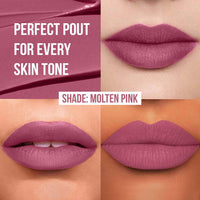 Insight Non Transfer Lip Color, Matte Finish, 4ml (25 Molten Pink)