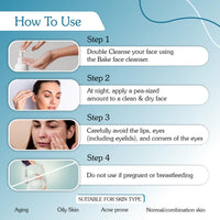 BAKE 1% Retinol Face Serum with Multi Peptides for Anti Aging,Reduces Fine Lines & Wrinkles | Advanced Strength Serum | 30ml