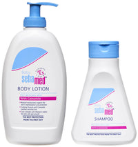 Sebamed Baby Lotion, 400ml & Baby (Children) Shampoo 150ml Combo