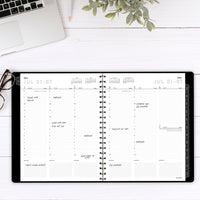 AT-A-GLANCE Planner 2024-2025 Academic, Weekly & Monthly, Half-Hourly Appointment Book, 8-1/4