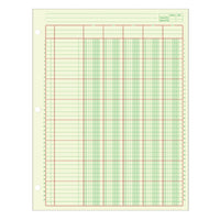Adams Columnar Analysis Pad, 5 Column Ledger, 8.5