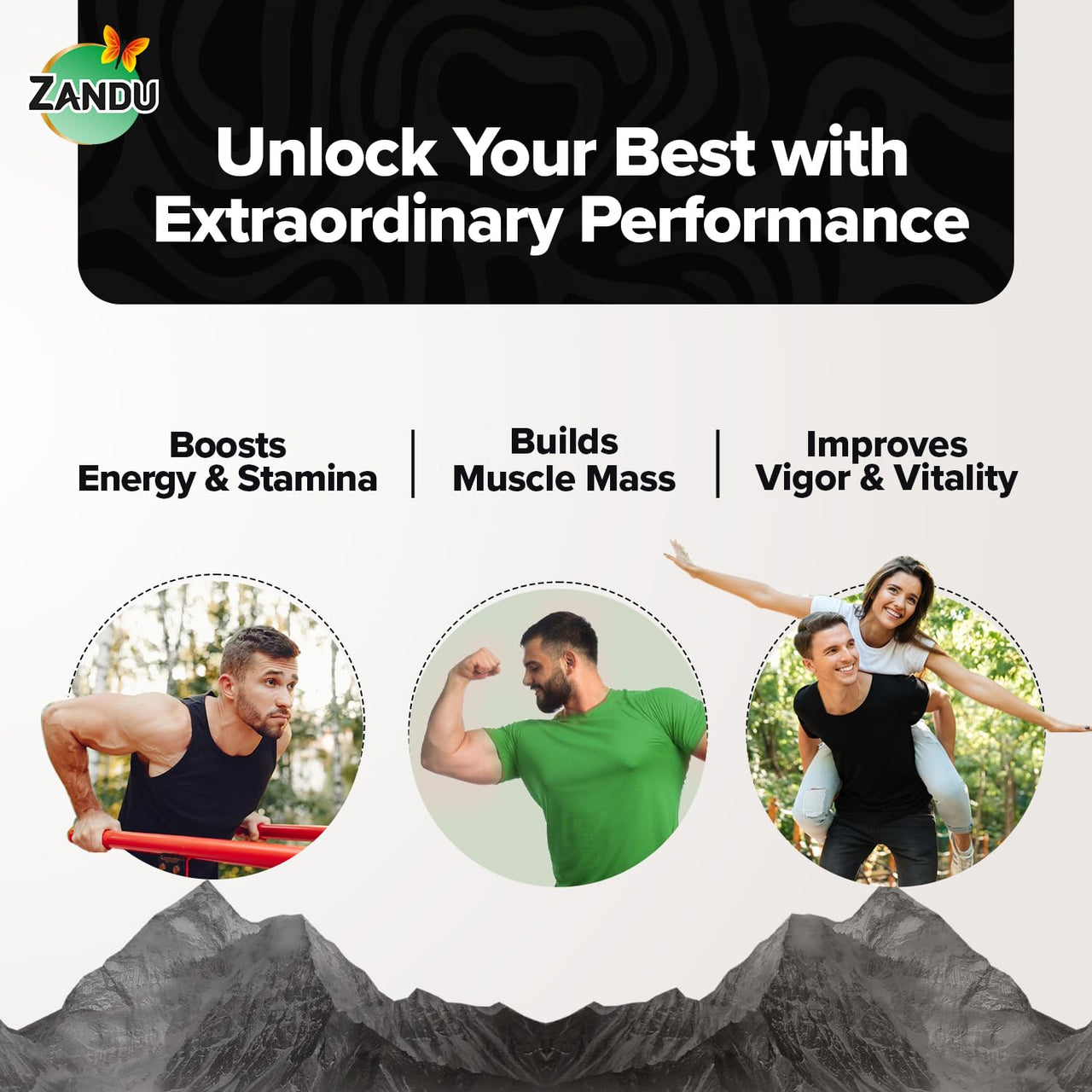 Zandu Shilajit Capsules (60 Caps) Infused with Goodness of Natural Shilajit Extracts for Enhanced Energy & Strength in Men, Manages Stress, Immunity Booster