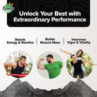 Zandu Shilajit Capsules (60 Caps) Infused with Goodness of Natural Shilajit Extracts for Enhanced Energy & Strength in Men, Manages Stress, Immunity Booster