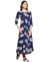 Tissu Women's  Viscose Regular Kurta