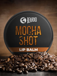 BEARDO Mocha Shot Lip Balm | Non Tinted Lip Balm For Men | For Soft Kissable Lips | Lip Care For Dry, Chapped & Cracked Lips | 7G, Brown