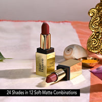 Blue Heaven 2 in 1 Festive Lipstick | Dual Shade | Ultra Lightweight Soft Matte Finish | Long Stay Comfort Wear Lipsticks for Women |C7| 4gm