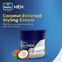 Parachute Hair Cream for Men, 100ml (Pack of 3)|Hair Cream After Shower |Non Sticky Oil Replacement,Parachute Advansed Aloe Vera Enriched Coconut Hair Oil Gold | 5X Aloe Vera With Coconut Oil| Makes