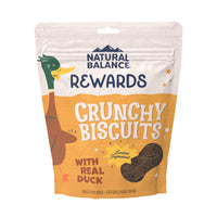 Natural Balance Limited Ingredient Rewards Crunchy Biscuits, Grain-Free Dog Treats for Adult Dogs of All Breeds, Duck Recipe, 28 Ounce (Pack of 1) 28 Ounce (Pack of 1)