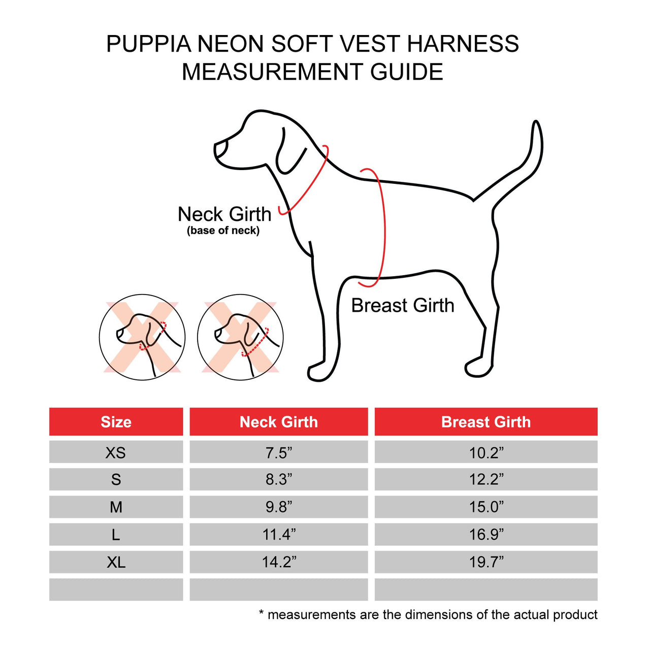 Puppia Neon Soft Vest Harness Step-in No Choke No Pull Walking Training for Small and Medium Dog, Pink, X-Large Neon Soft Vest Harnes