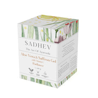 Sadhev's Aloe Vera & Saffron Face Gel with Vitamin C For Radiance, Suitable for All Skin Type, Paraben & Sulphate Free - 100 g - (Pack of 1)