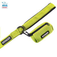 Voyager Step-in Air All Weather Mesh Harness and Reflective Dog 5 ft Leash Combo with Neoprene Handle, for Small, Medium and Large Breed Puppies by Best Pet Supplies - Green, XX-Small XXS (Chest: 11.5 - 13