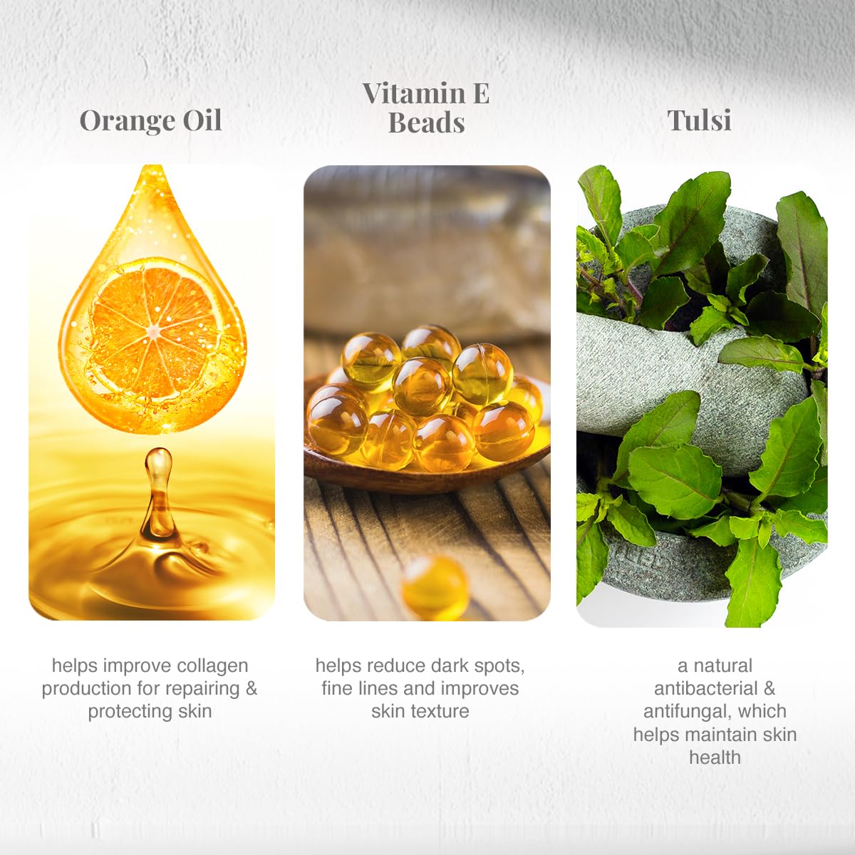 VLCC Tulsi Face Wash, 150ml with Free Orange Oil Face Wash, 150ml