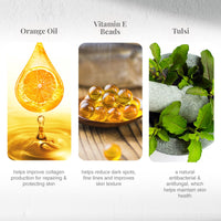 VLCC Tulsi Face Wash, 150ml with Free Orange Oil Face Wash, 150ml