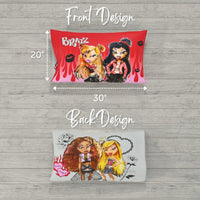 Squishmallows Bedding Silky Satin Standard Beauty Silky Satin King Size Pillowcase Cover 20x36 for Hair and Skin, (Officially Licensed Product) Squishmallows - Sleepy Mallow King (U.S. Standard)