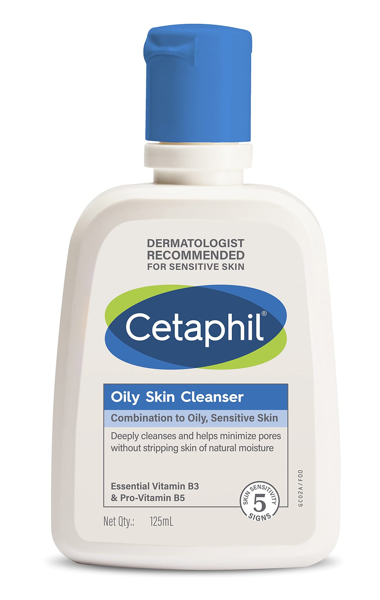 Cetaphil Oily Skin Cleanser, Daily Face Wash for Oily, Acne prone Skin, Gentle Foaming, 125ml & Face Wash by CETAPHIL, Gentle Skin Cleanser for Dry to Normal, Sensitive Skin - 125 ml