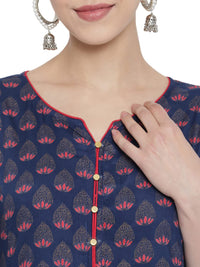 Yash Gallery Women's  Rayon Floral Printed Anarkali Kurta for Women