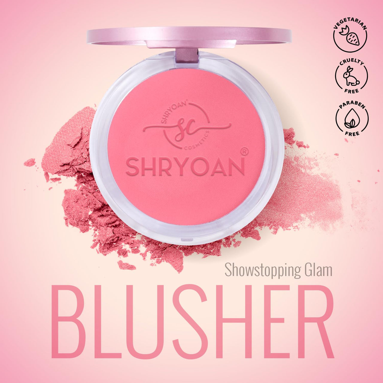 Shryoan Get Me Cheeky Blusher| Light Weight & Pocket Friendly with Highly Pigmented and Matte Finish, Easily Blendable Blusher (10g) (Shade 03)